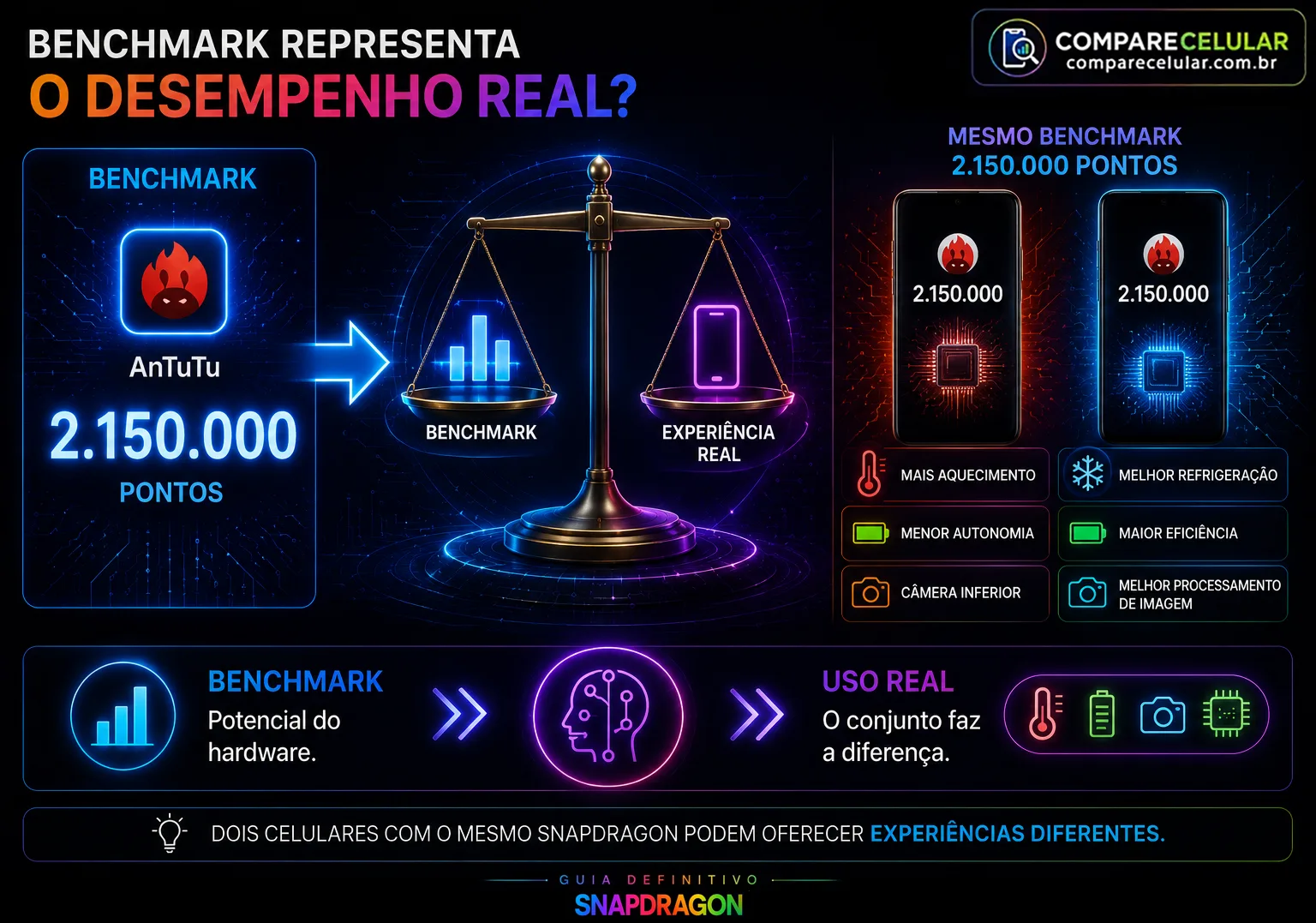 benchmarks representam o desempenho real?